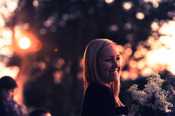 a bridesmaid in an austin wedding