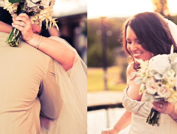 after the wedding ceremony