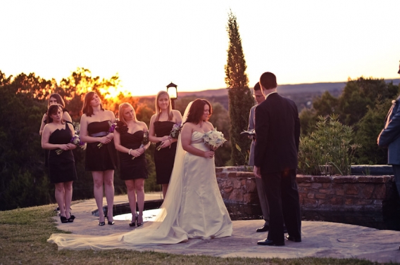 a view from the lookout - austin wedding photographer