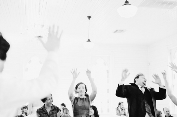dancing at the reception