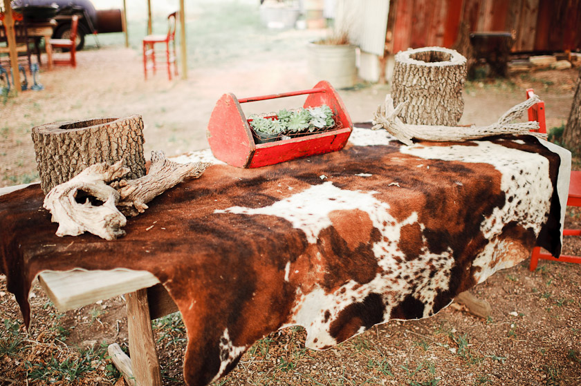 country ranch wedding details