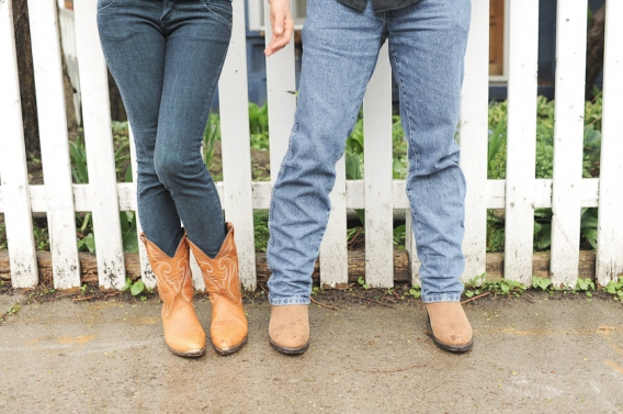 older couple engagement shoot