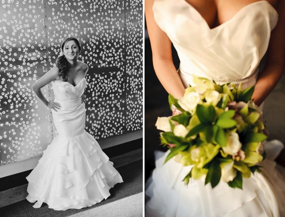 bridal portraits on the wedding day