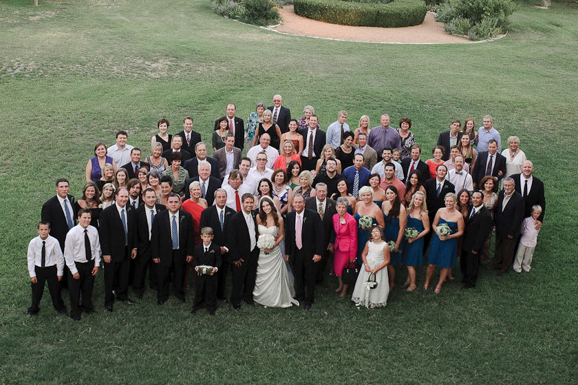 large group photo at barr mansion