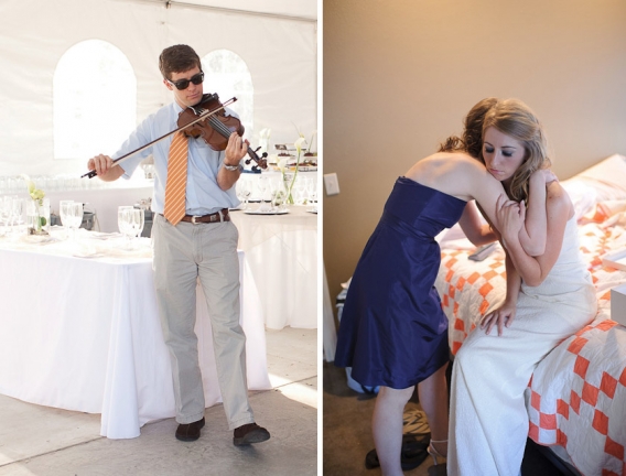 musicians at the wedding