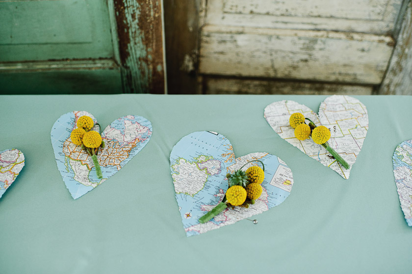 heart map boutonnieres