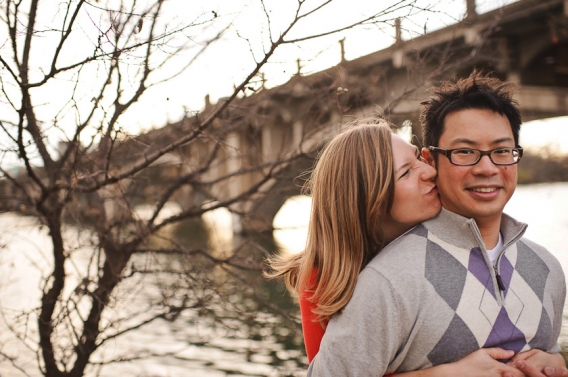 lady bird lake | couple under a bridge in town lake austin