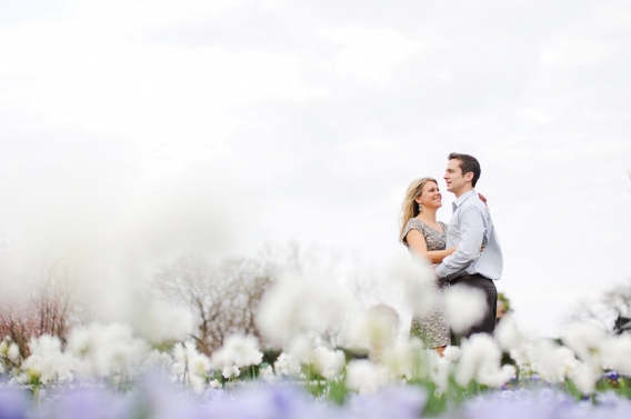 dallas arboretum engagement session
