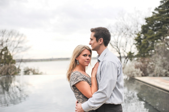 elegant engagement portrait