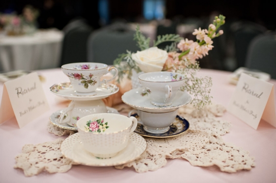 vintage teacup centerpieces austin