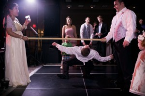 during the reception, the limbo