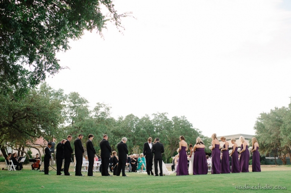 ceremony at the hills of lakeway country club