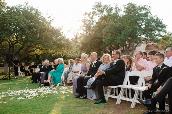 parents at the ceremony