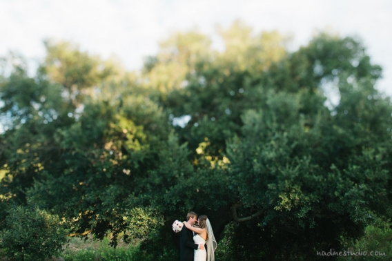 bride and groom portrait