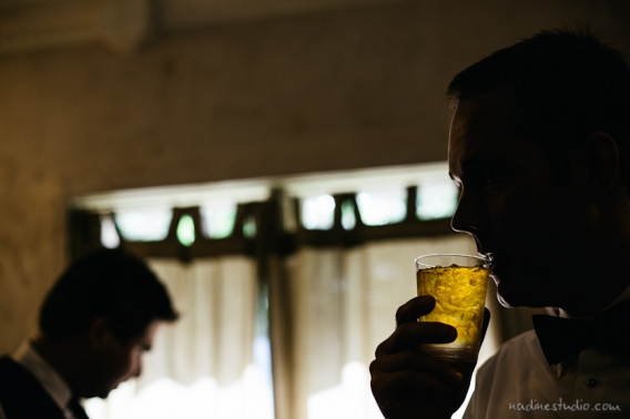 drinking beer