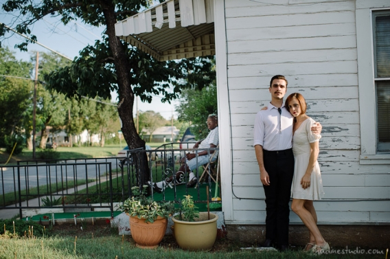 eclectic couple in east side austin