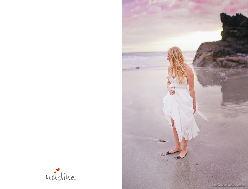bride and groom portraits at sunset