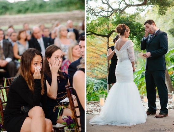 wedding ceremony at laguna gloria