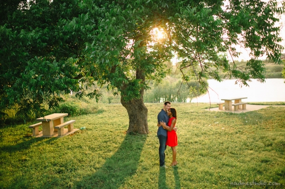 mueller park engagement photos