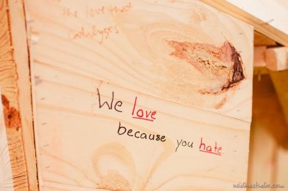 we love because you hate