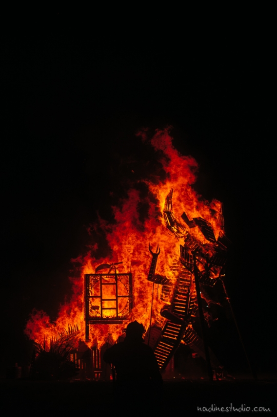 burning flipside 2013 effigy burning the beast