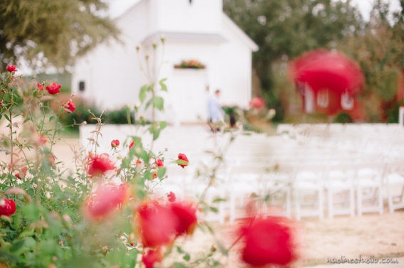 ceremony with flowers