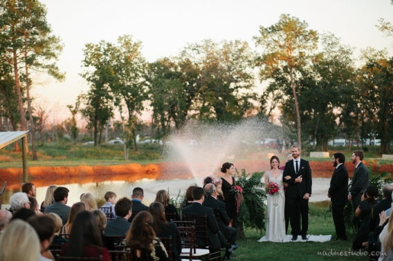 a backyard wedding in bastrop texas