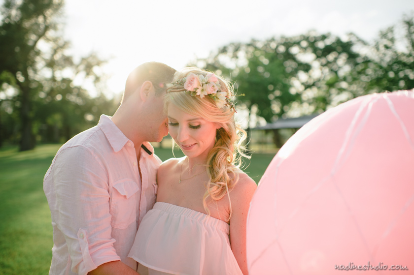balloon engagement session