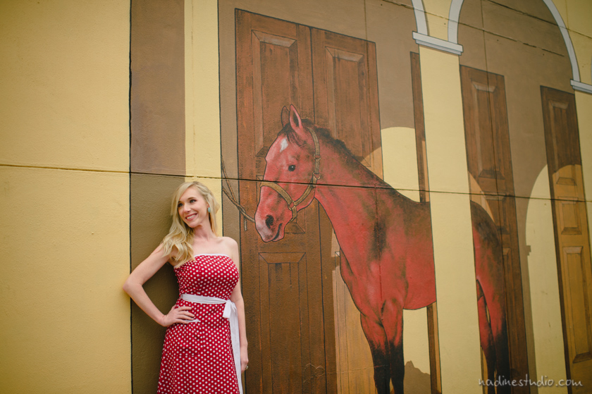 horse mural