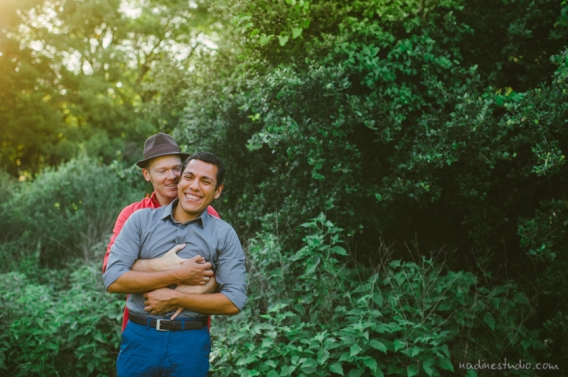 queer engagement photos