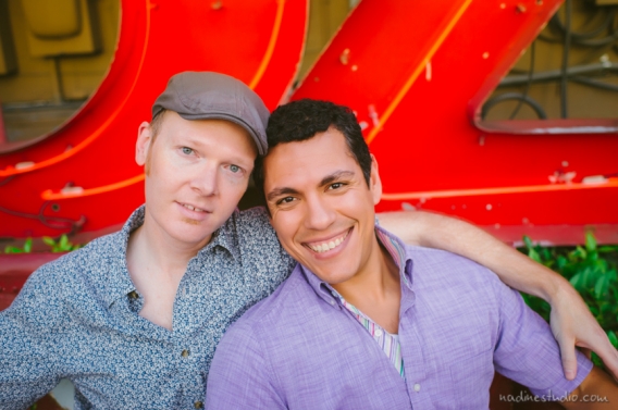 handsome gay couple