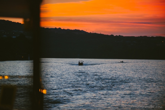 sunset wedding