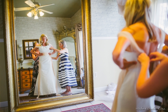 big mirror getting ready