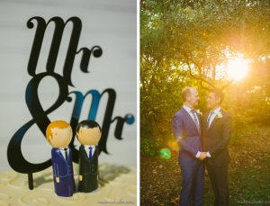 mr and mr cake topper