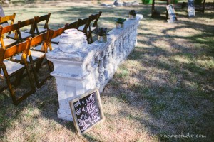 ceremony with marble balustrade
