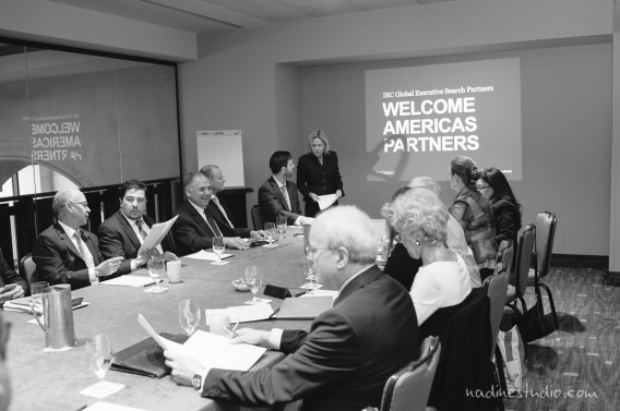 meeting inside at&T conference center