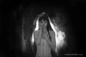 flour powder dance photography