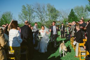 ceremony with a dog