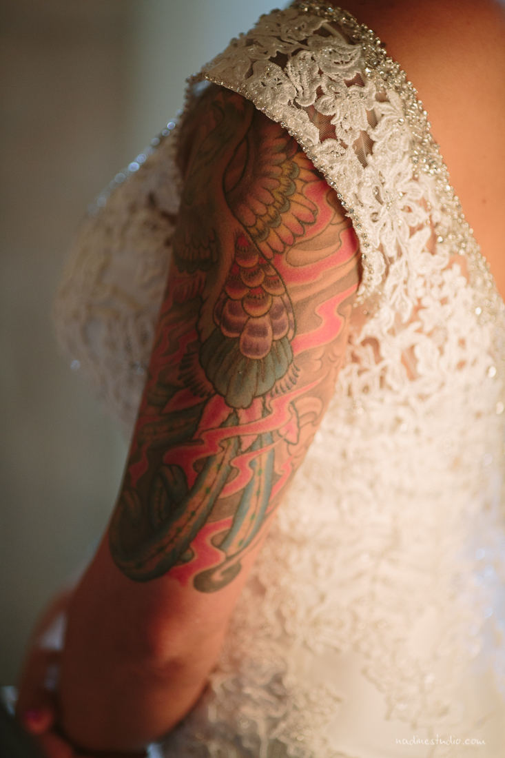 tattoed wedding