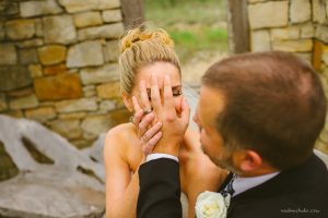 playful wedding portraits