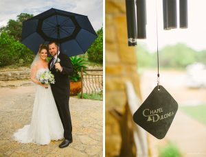 rainy chapel dulcinea wedding photos