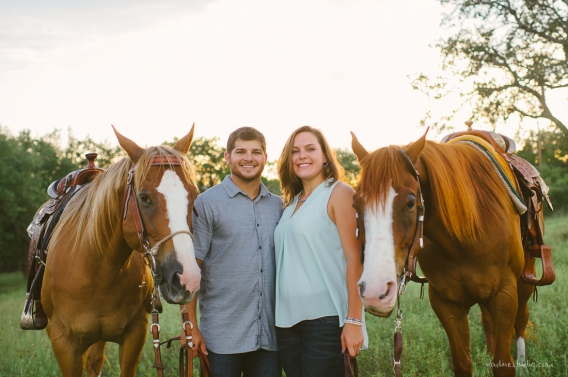 horse engagement session wimberly