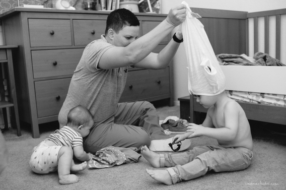 getting family ready for bed