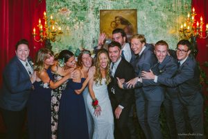 bridal party and groomsen