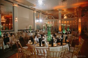 reception decor calla lillies