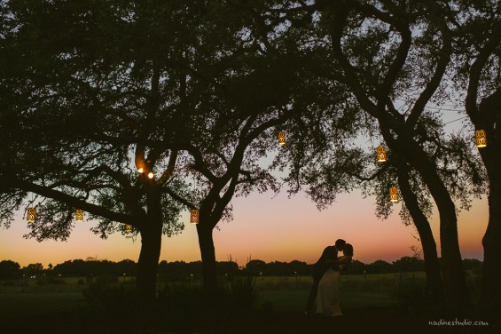 austin wedding photographer, sunset pink colors