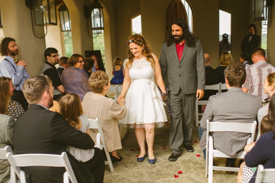 exiting ceremony