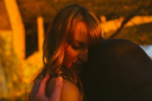 the play of sun and shadows in a hug