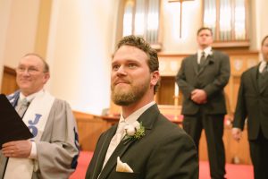wedding ceremony at university christian church
