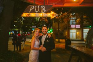 downtown sixth street bride and groom portraits